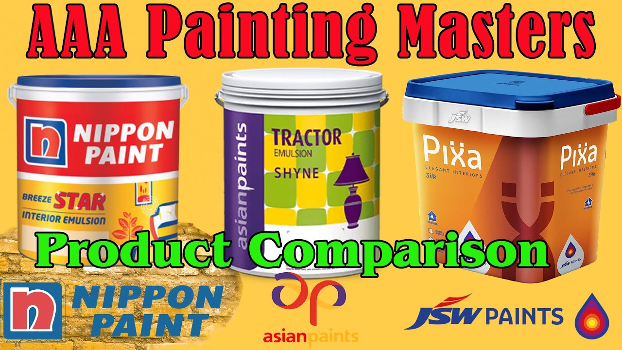 Breeze Star Vs Tractor Shyne Vs Pixa Product Comparison Paint