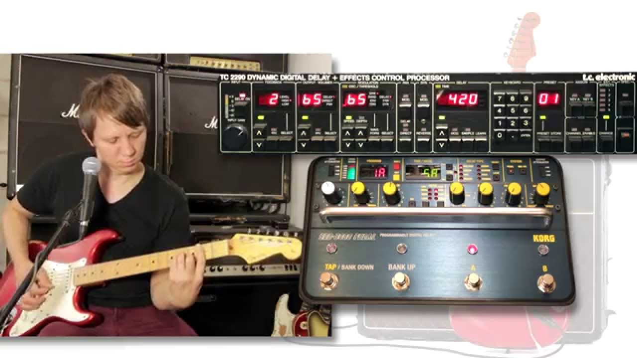 ギター TC2290P U2 THE Edge New TC2290p, U2 settings and playing, IPhone video. - YouTube