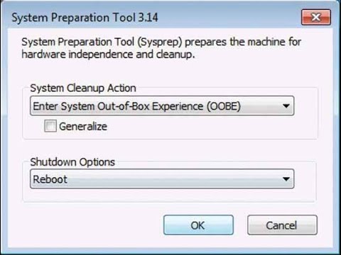 Video: Bir makineyi nasıl Sysprep yaparsınız?