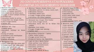 20 Contoh Penerapan/Pengunaan Algoritma dan Flowchart dalam Kehidupan Sehari-Hari 