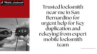 A+ Mobile Locksmith in San Bernardino | Call  951-203-8310 | Local Emergency locksmith