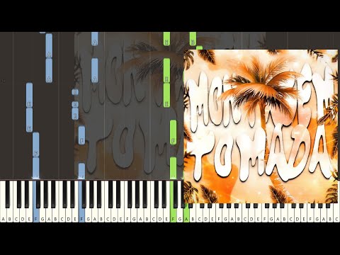MXZI - MONTAGEM TOMADA (Slowed) (Piano Tutorial)