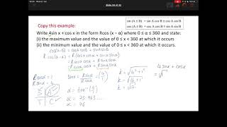 4. Maximum and minimum values (wave function)