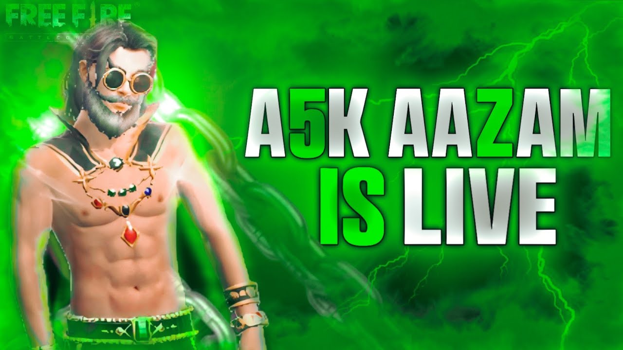 FREE FIRE LIVE  😱🤣 @A5K AAZAM LIVE 