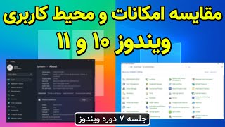 آموزش امکانات، کنسول ها و محیط کاربری ویندوز 10 و 11