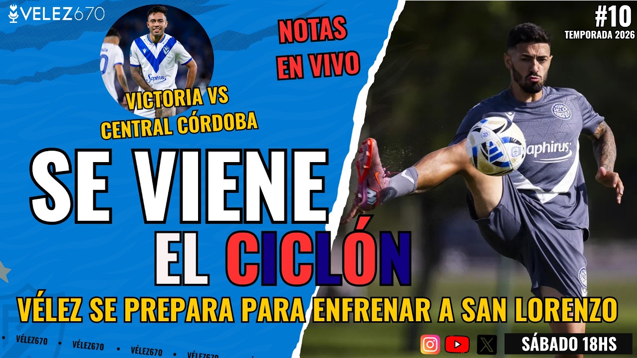 LA PREVIA DE VÉLEZ VS SAN LORENZO + @MarianodelaFuente EN VIVO ...