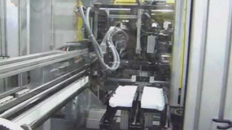 IMDECOL 6 axis 24 cav side entry standalone plastic packaging for cutlery