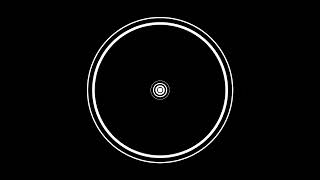 Minimal Glitch Circle Animation - Black & White Loading Loop | Free Download