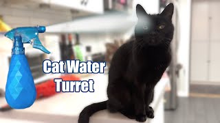 Water Gun Turret for Keeping My Cat off the Counter