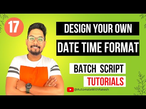 How to Change the Date Format in Batch File | Change Date Format in Batch Script
