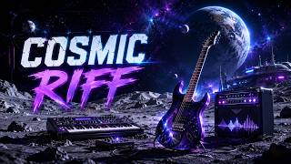 Relaxing Space Rock Guitar | Futuristic Ambient Synth Music