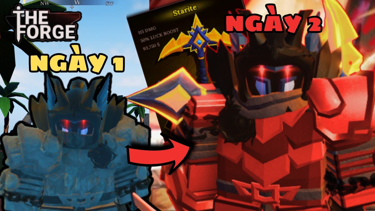 Ngày 2: Mình SỞ HỮU Được Cây Cúp NGON NHẤT Game!!! | Noob To Pro The Forge