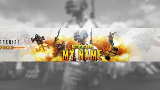 PUBG YOUTUBE BANNER TEMPLATE FREE DOWNLOAD | Photoshop PSD FONT | #2 PUBG YOUTUBE BANNER TEMPLATE FREE DOWNLOAD | Photoshop PSD FONT | #2