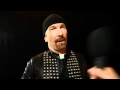 U2's The Edge backstage at the 2011 Q Awards after been named the Greatest Act Of The Last 25 Years