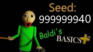 Baldis Basics Plus - Seed 999999940