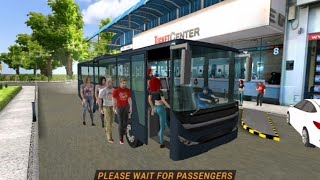 Best offroad bus transport simulator game - passanger pick and drop stops - Level #01 screenshot 2