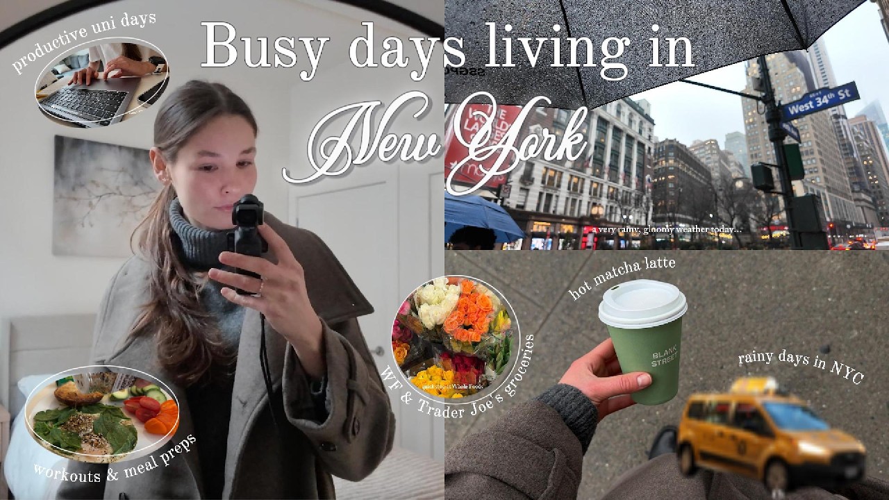 Living alone diaries: productive days in nyc, groceries & routine