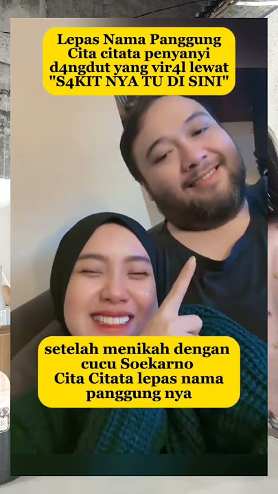 Cita citata bersama suaminya #citacitata #soekarno #megawati #shorts