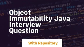 object immutability java interview question