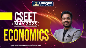 CSEET May 2023 | Economics | INDIAN ECONOMY LEC 6