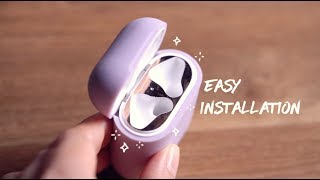 How to install elago airpods dust guard.