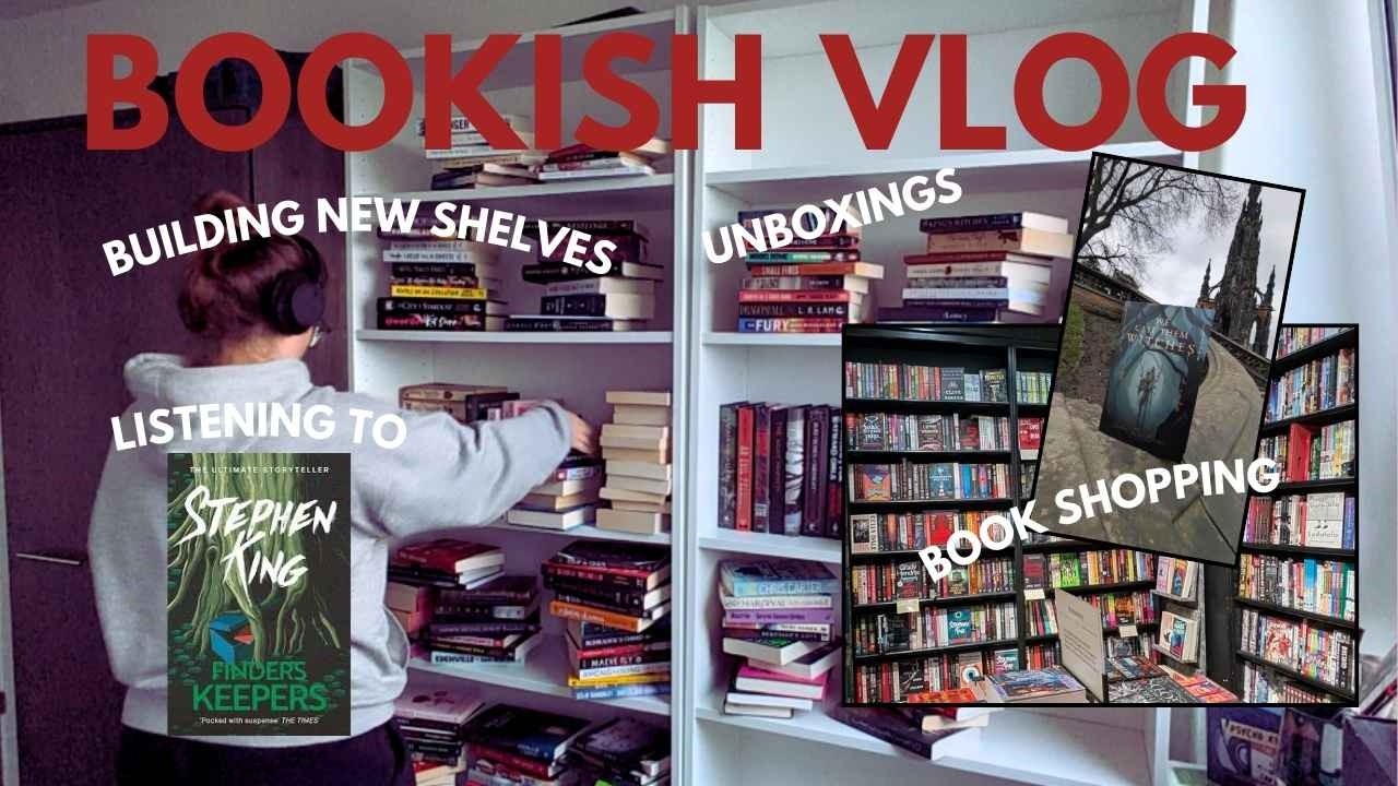Bookish days in my life 📚 building new shelves, unhauls, book unboxings and much more