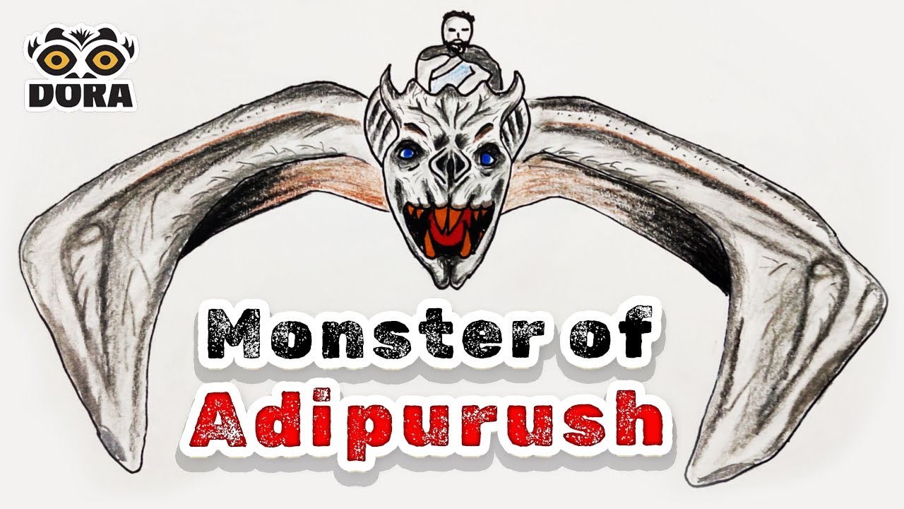 Monster of Adipurush | Adipurush monster drawing | monster face drawing | monster drawing sketch