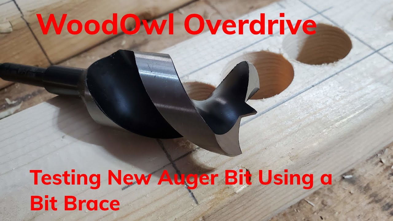 Wood Owl Overdrive Testing in a Bit Brace YouTube