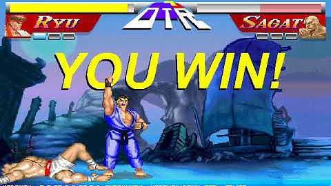 Street Fighter Ryu Vs Sagat Flash Game