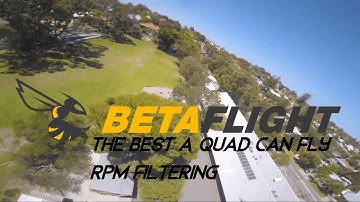BetaFlight 4.1 RPM Filter is amazing // Test flight and settings!