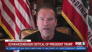 Schwarzenegger Records Scathing Message On Capitol Violence