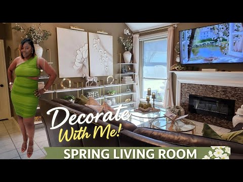 👉🏾 Spring Family Room Decorate With Me | 2026 Warm Neutral Refresh ...