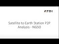 Modeliing and Simulation   GSO NGSO Satellite Systems Analysis