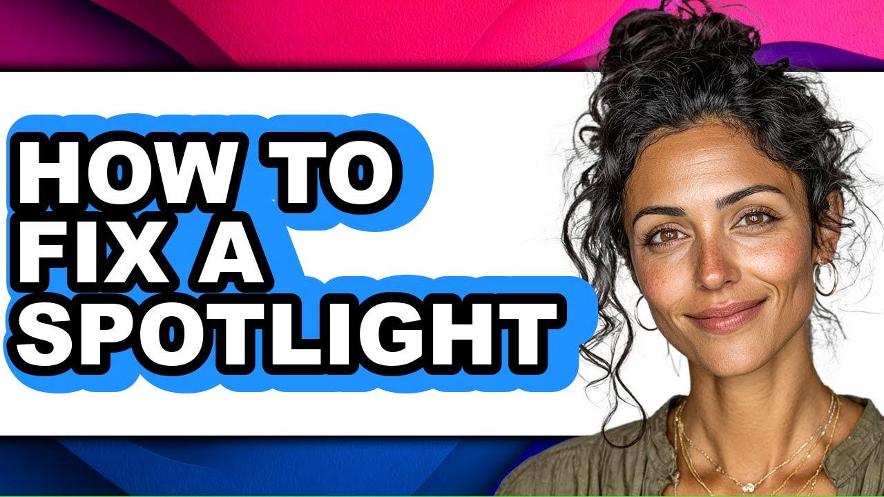 How to Fix a Spotlight - Step by Step - YouTube