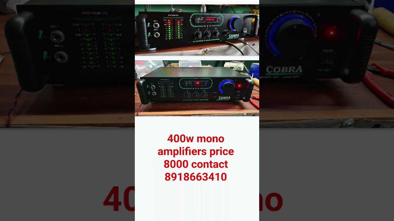 400w Amplifiers Price 8000 contact 8918663410