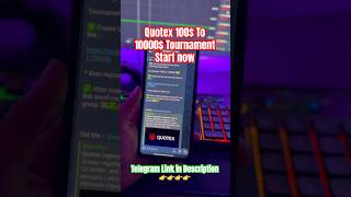 Quotex Tournament Start 100$ To 10000$ Live || Quotex sureshot Strategy #quotex
