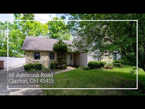 68 Ashbrook Road, Clayton, OH home video tour
