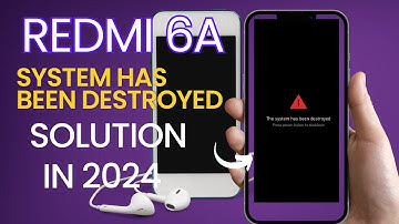 REDMI 6A  the system has been destroyed solution.UNLOCKTOOL IN 2024