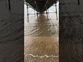 Favourite sounds (waves not wind!) #southport #tide #pier