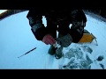 Рыбалка по первому льду (бонус щуренок)