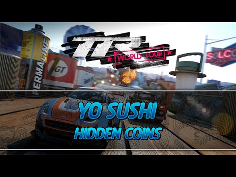 Table Top Racing: World Tour | Yo Sushi Hidden Coins (Gold/Silver/Bronze)