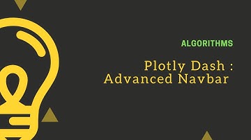 Plotly Dash : How to create advanced Navbar using Dash bootstrap component
