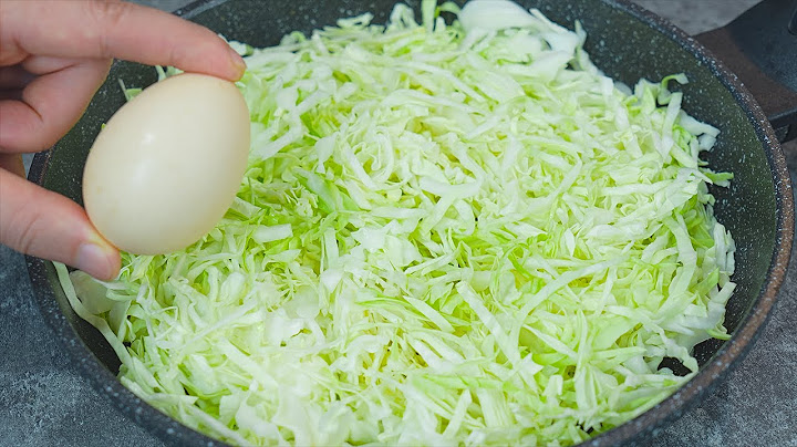 Cabbage with eggs is better than meat! Simple! Easy and delicious cabbage recipe!