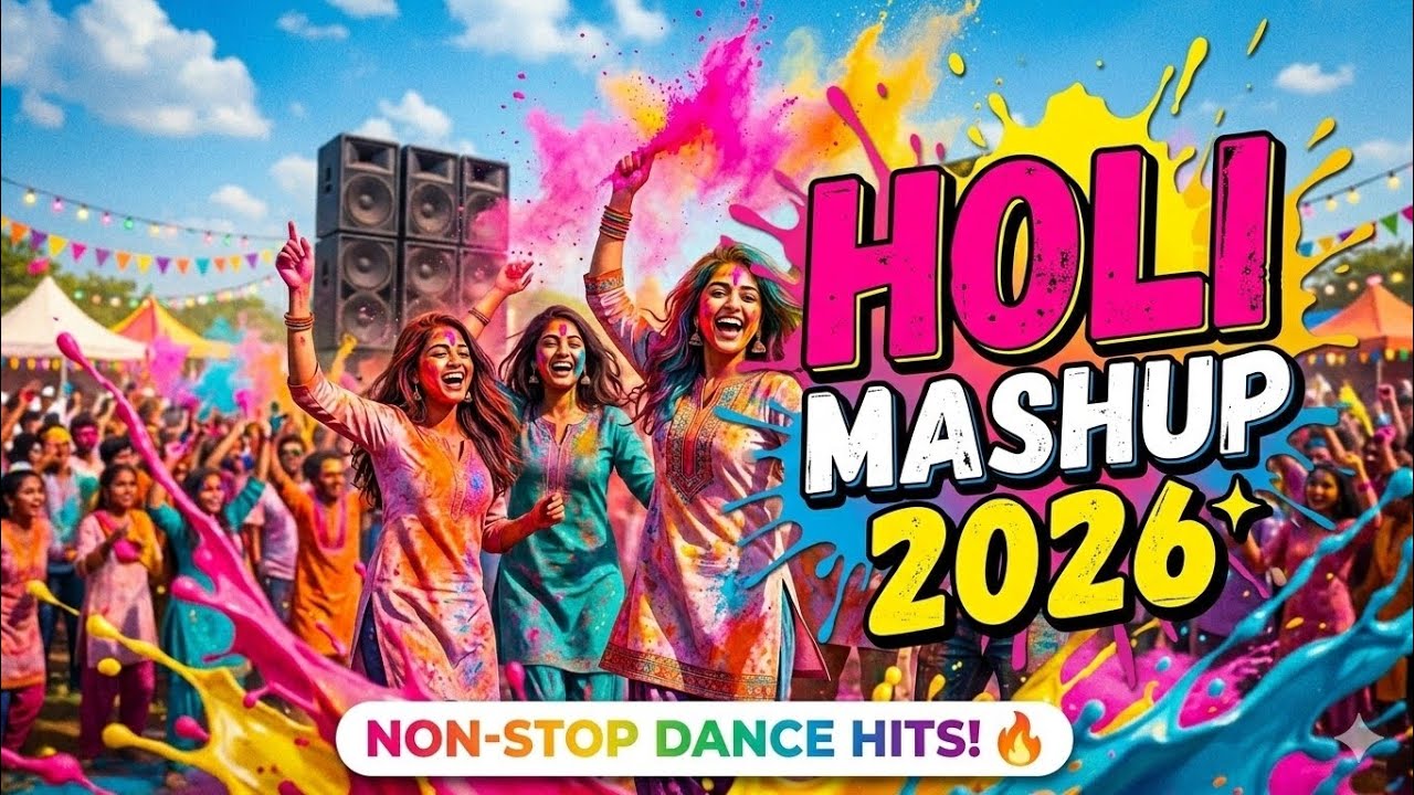 HOLI MASHUP 2026 🌈 | Non-Stop Holi Dance Songs | Best Holi Party Songs