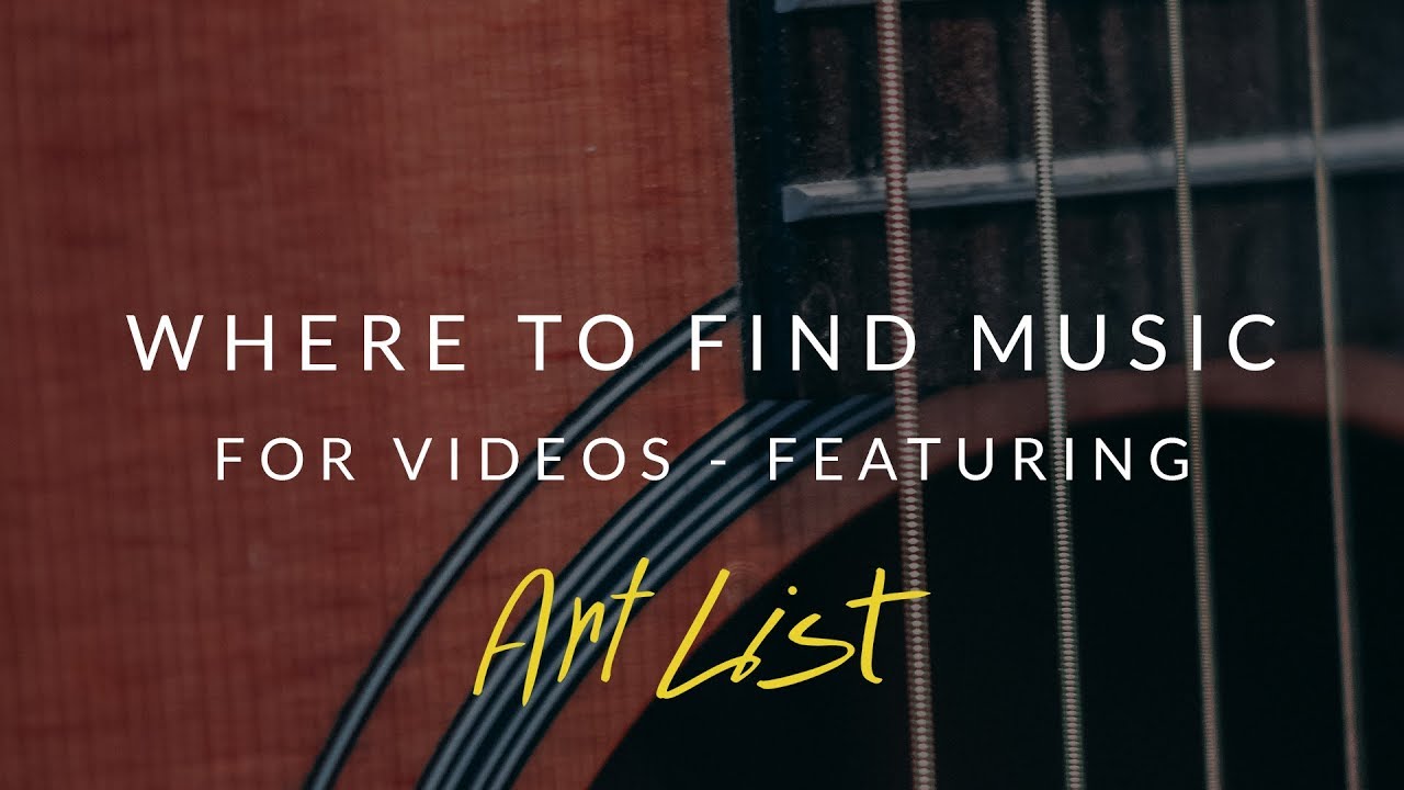 Find MUSIC for YOUR VIDEOS Artlist YouTube