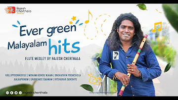 Evergreen Malayalam Hits | Flute Medley By Rajesh Cherthala