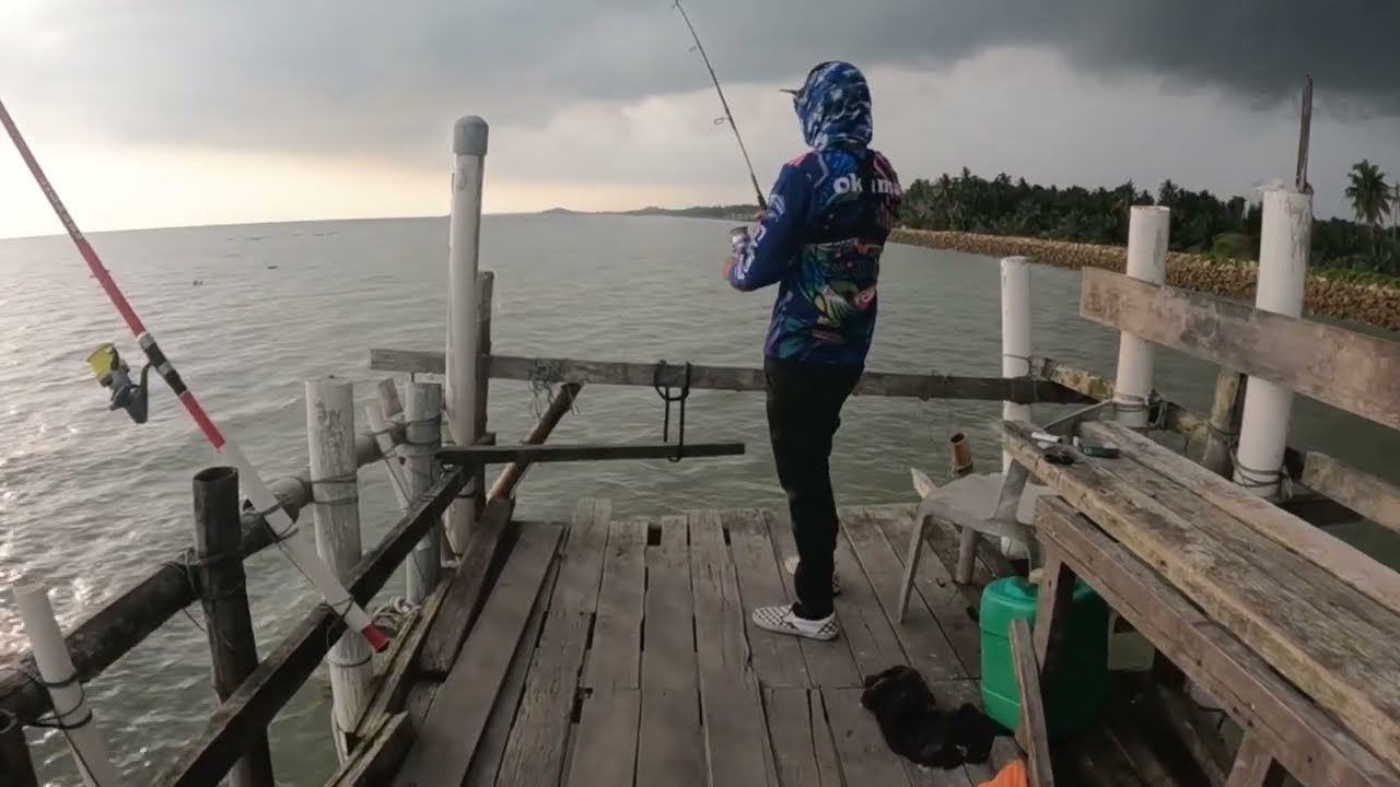 Pantai sungai lurus senggarang (ride & fishing) bersama @pakcikfishing