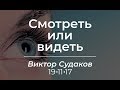 Виктор Судаков - Смотреть или видеть