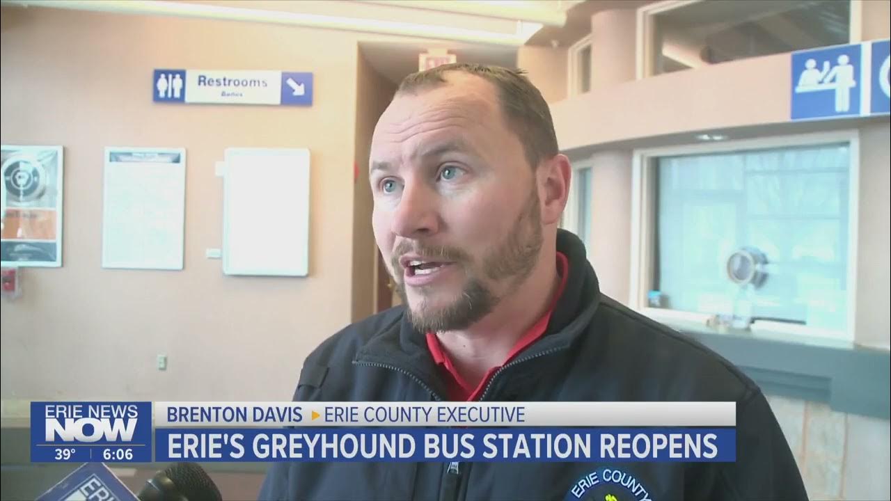 Erie's Greyhound Bus Station Reopens to Passengers YouTube