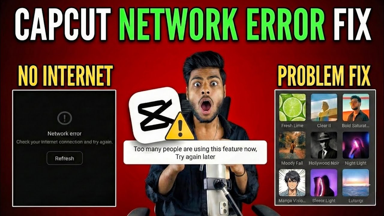 CapCut No Internet Connection Problem Solved 2026 | 100% Working Fix ...